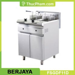 Bếp Chiên Nhúng Đôi Dùng Gas Có Chân Đứng Berjaya FSGDF11D