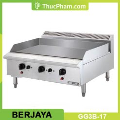 Bếp Chiên Phẳng Dùng Gas 3 Họng Berjaya GG3B-17