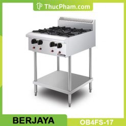 Bếp Âu 4 Họng Có Chân Đỡ Dùng Gas Berjaya OB4FS-17