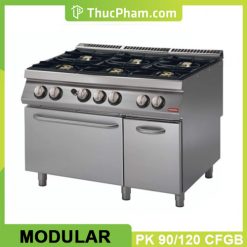 Bếp Âu 6 Họng Có Lò Nướng Dùng Gas Modular PK 90/120 CFGB