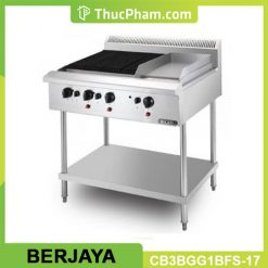 Bếp Nướng Nhân Tạo Và Rán Phẳng Có Chân Berjaya CB3BGG1BFS-17