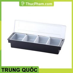 Khay Đựng Topping 4 Ngăn Trung Quốc
