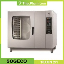 Lò Nướng Sogeco 10 Khay 10XGN 2/1 Hơi Nước Trực Tiếp