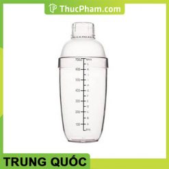Shaker Nhựa Sơn Đen 700ml Trung Quốc