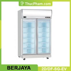Tủ Đông Trưng Bày 2 Cánh Kính Berjaya 2D/DF-SG-EV