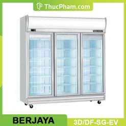 Tủ Đông Trưng Bày 3 Cánh Kính Berjaya 3D/DF-SG-EV