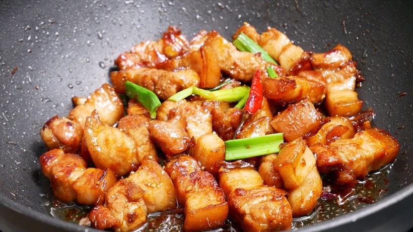 Thịt Ba Chỉ Rim Chua Ngọt