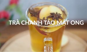 trà chanh táo mật ong