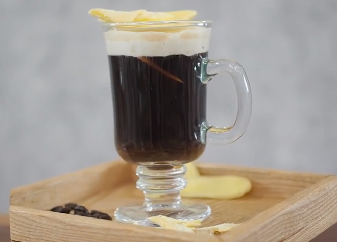 cafe foam gừng