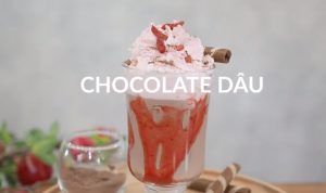 chocolate whipping dâu