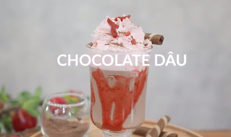 chocolate whipping dâu