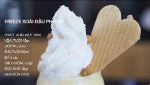 Freeze xoài đậu phộng