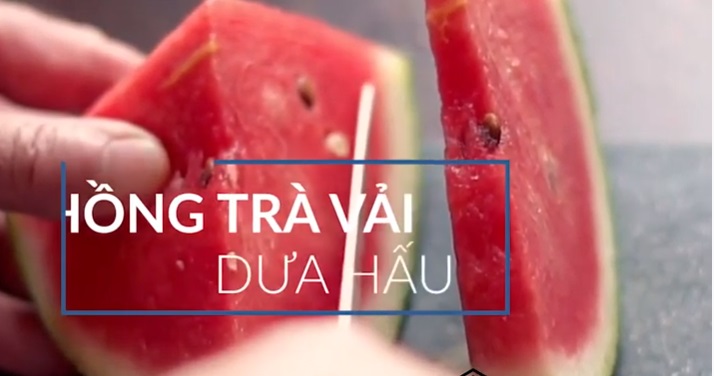 hồng trà vải dưa hấu