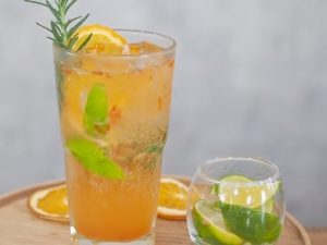 mojito bưởi đỏ