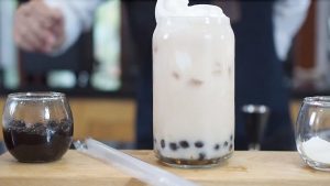 Trà sữa chân trâu kem dừa