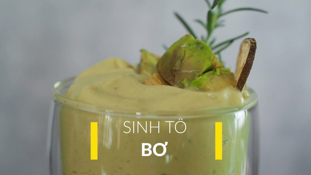 sinh tố bơ