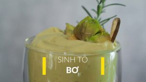 sinh tố bơ