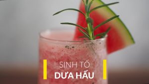 sinh tố dưa hấu