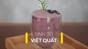 sinh tố việt quất
