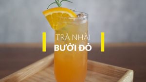 cách pha chế trà bưởi