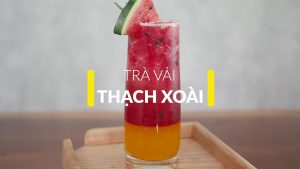 trà vải thạch xoài