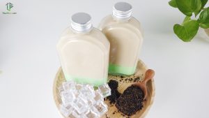 Hồng Trà Sữa Panna Cotta Bạc Hà