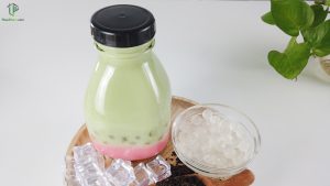 tra sua matcha panna cotta dau new