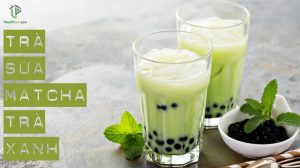 cách làm trà sữa từ bột trà xanh