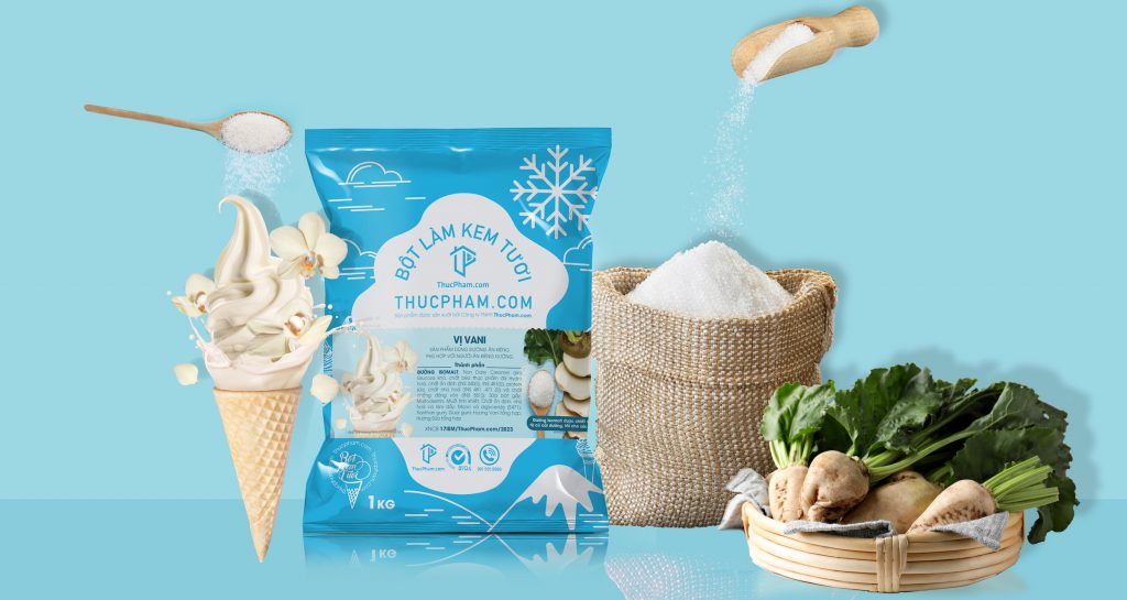 Bột Làm Kem Tươi Đường Ăn Kiêng ThucPham.com Vị Vani