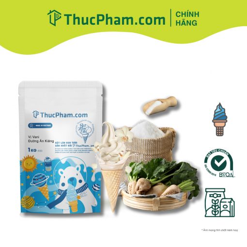 Bột Làm Kem Tươi Đường Ăn Kiêng ThucPham.com Vị Vani