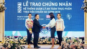 trao giải thưởng bột làm kem ngon