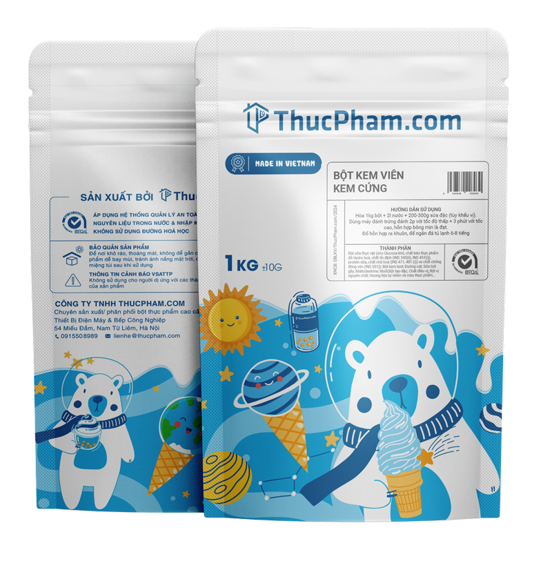 Bột làm kem viên kem cứng 1kg