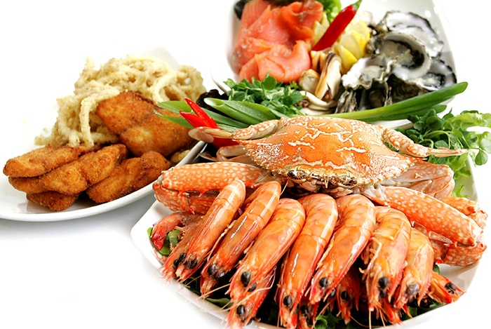 hải sản là thực phẩm tăng chiều cao vì chứa nhiều canxi