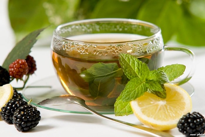 trà xanh chứa chất chống oxi hóa giúp giảm eo