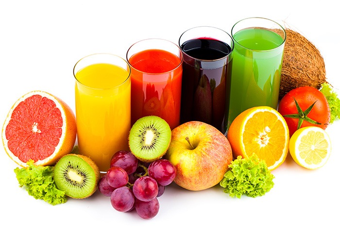 trái cây và các loại nước ép giúp tăng cân hiệu quả