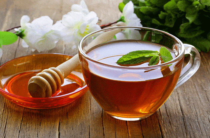 trà xanh và mật ong là thức uống giảm cân tuyệt vời