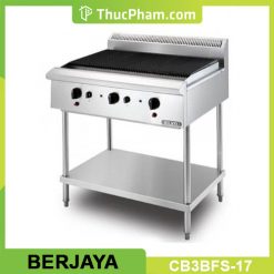 Bếp Nướng 3 Họng Có Chân Dùng Gas Berjaya CB3BFS-17