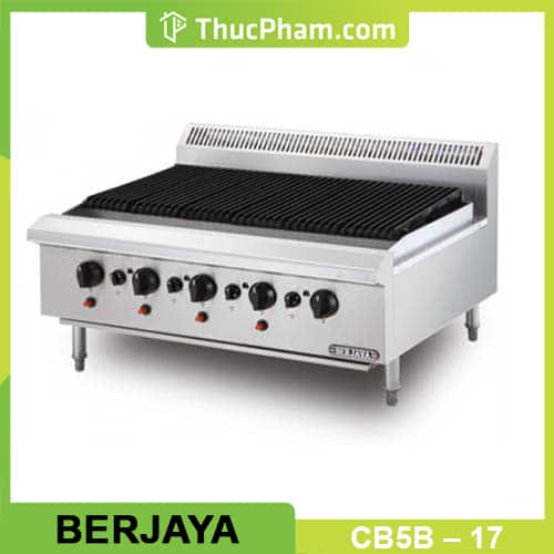 Bếp Nướng 5 Họng Dùng Gas Berjaya CB5B-17
