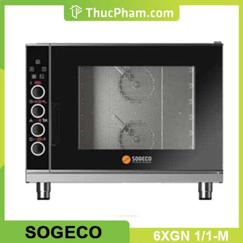 Lò Nướng Sogeco 6 Khay Dùng Điện 6XGN1/1 M