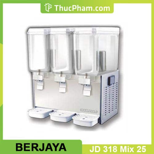 Máy Giữ Lạnh Nước Trái Cây 3 Bình Berjaya JD 318 Mix 25
