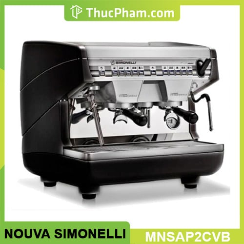 Máy Pha Cafe Truyền Thống Appia II Compact 2 Groups Volumetric Nouva Simonelli Black