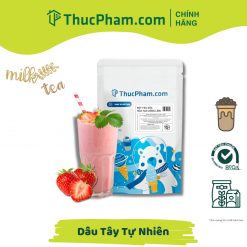 Bột Trà Sữa Hòa Tan ThucPham.com Vị Dâu Tây