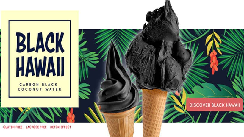 Bột làm kem tươi Black Hawaii