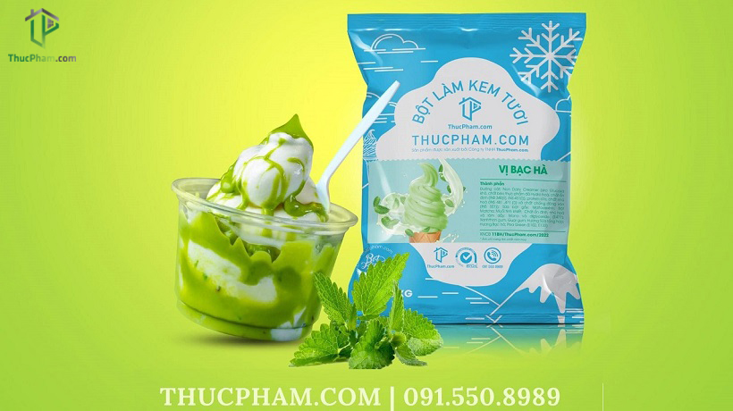 bột làm kem tươi vị bạc hà ThucPham.com
