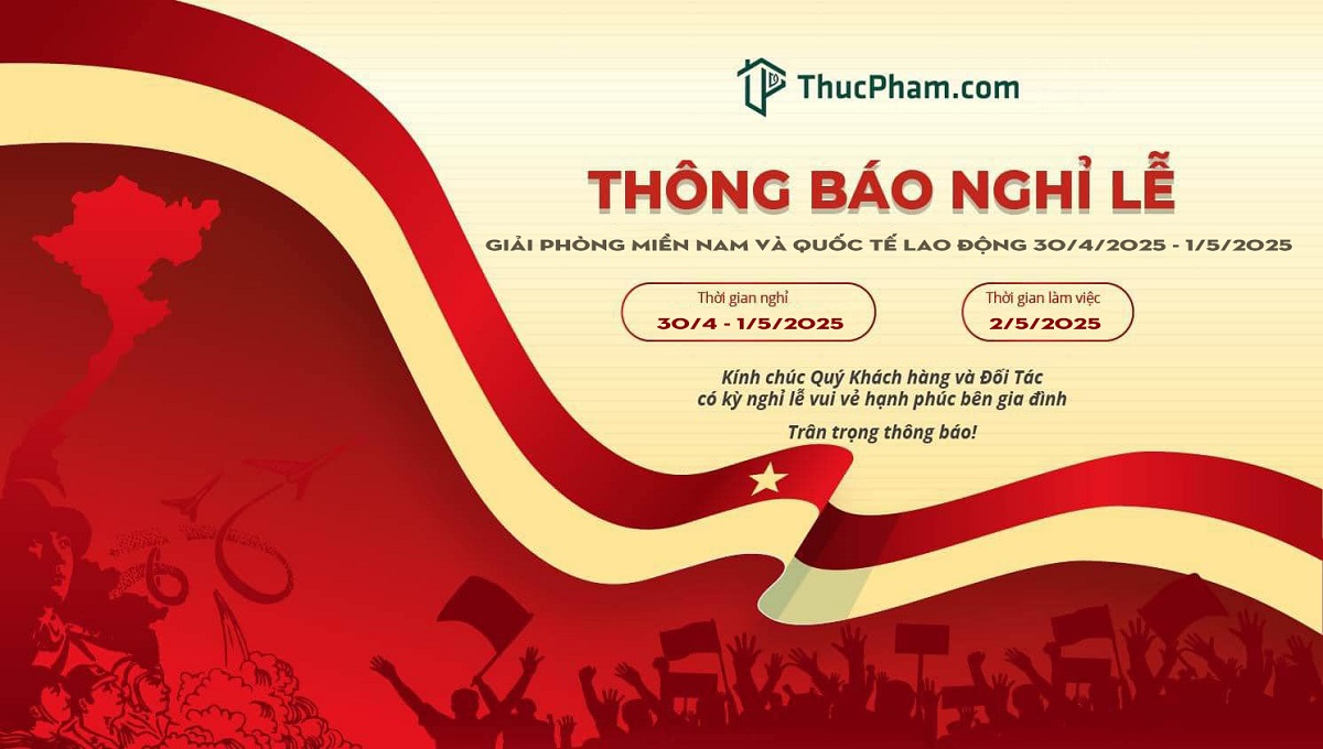 Lịch nghỉ lễ 30-4 và 1-5