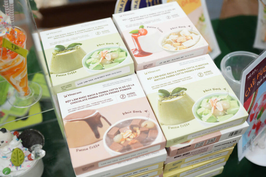 Bột làm kem Vinacom tại Cafe Show 2025