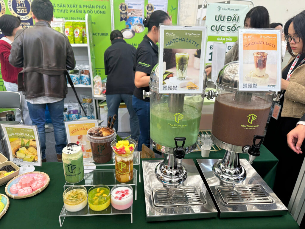 đồ uống tại sự kiện Cafe Show 2025