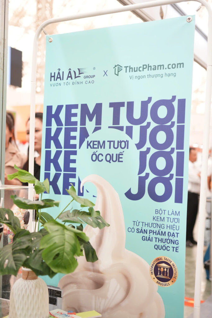 kem tươi tại Cafe Show 2025