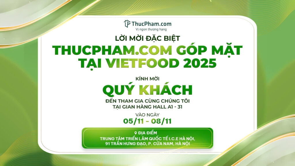 Thư mời Vietfood Hà Nội 2025