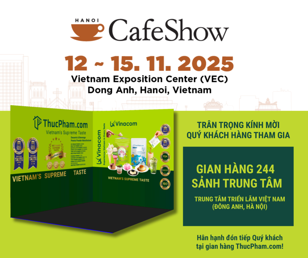 thư mời Cafe Show Hà Nội 2025